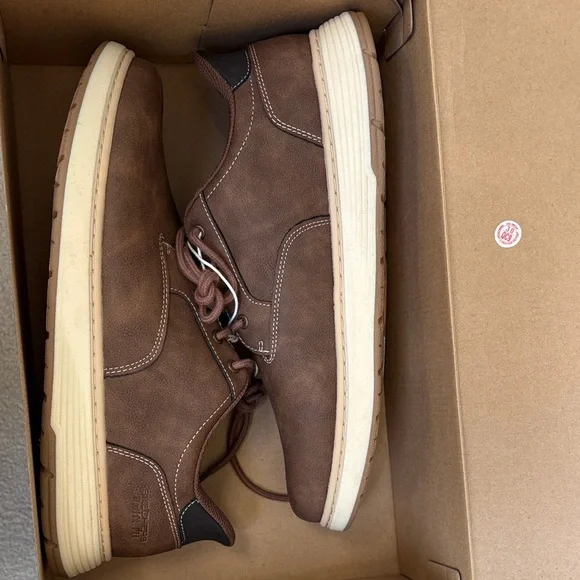 NWT/NIB Skechers Men’s Brown Hands Free Swift Fit Casual Shoes - Picture 5 of 7